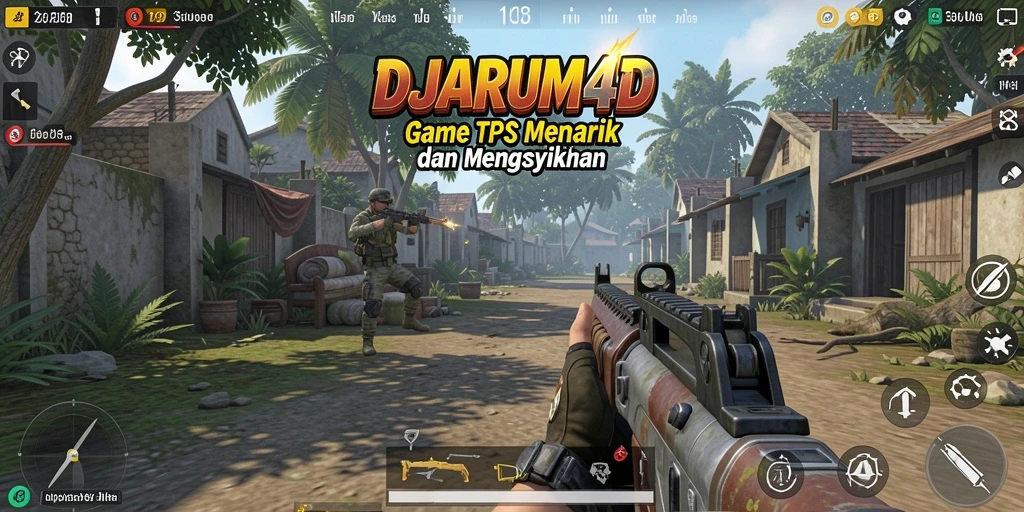 Screenshot gameplay DJARUM4D menampilkan aksi mendebarkan dalam mode TPS.