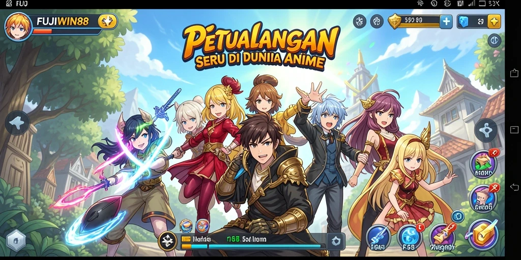 Tampilan gameplay penuh aksi dalam FUJIWIN88 yang menarik.