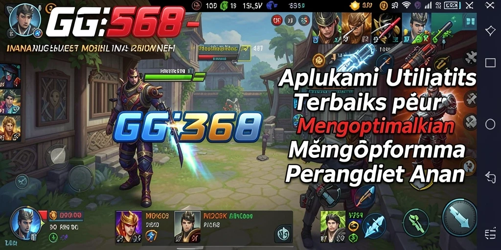 Screenshot GG368 yang menampilkan antarmuka aplikasi Utility yang efektif.