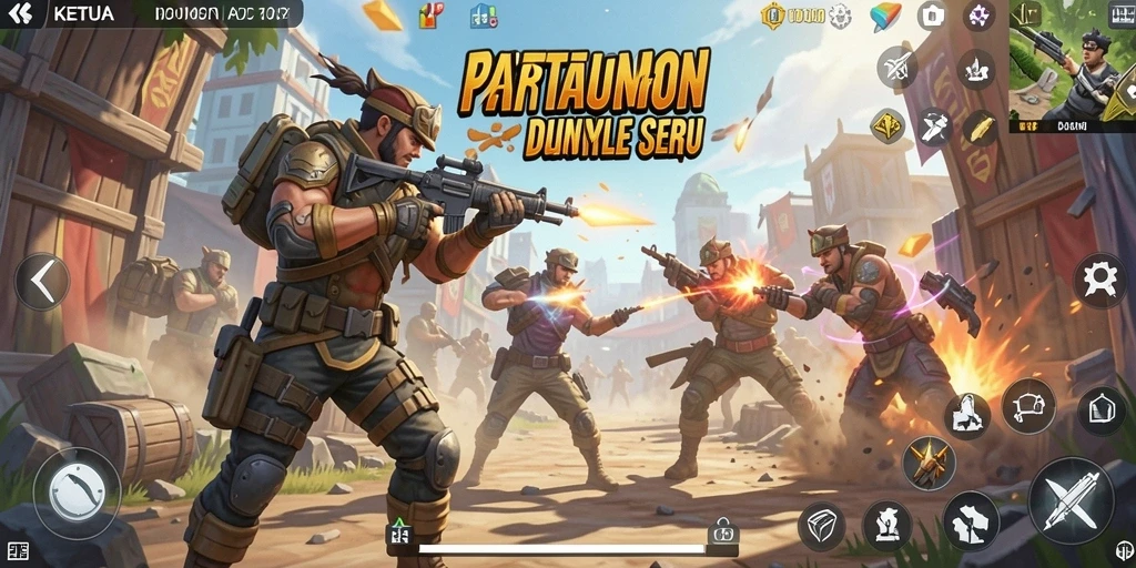 Tampilan gameplay KETUA yang mendebarkan dan intens.