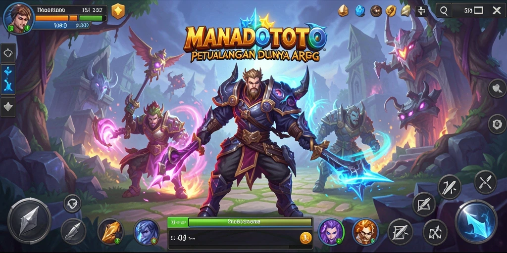 Gameplay menarik MANADOTOTO dengan aksi bertarung yang seru.