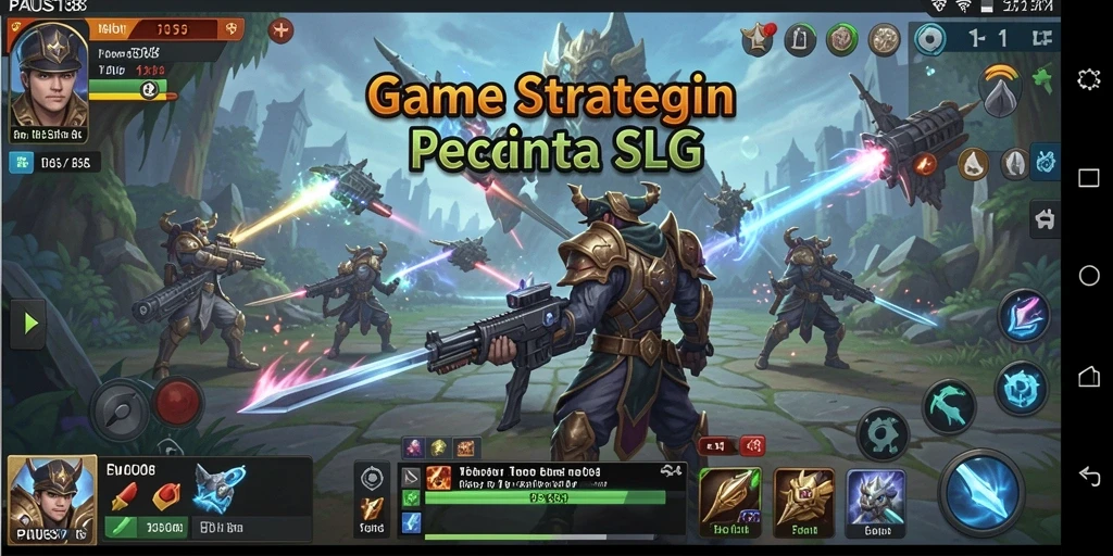 Screenshot gameplay PAUS188 yang menunjukkan strategi dan pertempuran.