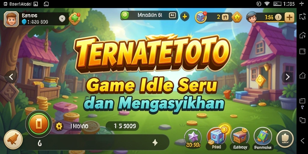 Tangkapan layar gameplay TERNATETOTO menampilkan aksi seru dalam mengelola sumber daya.